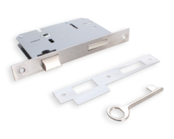 FECHADURA DE INOX QUADRADA