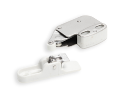 LATCH LOCK WITH SECURITY SPRING