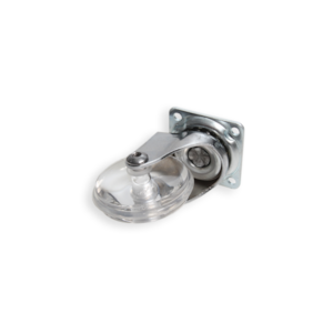  TRANSPARENT CASTOR WITHOUT BRAKE