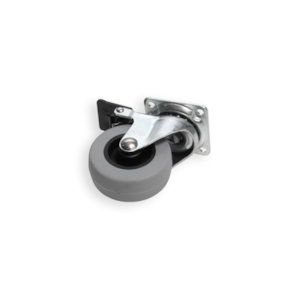INDUSTRIAL CASTOR WITH BRAKE WITH 42x42 BASE