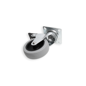 INDUSTRIAL CASTOR WITH BRAKE WITH BASE 60x60