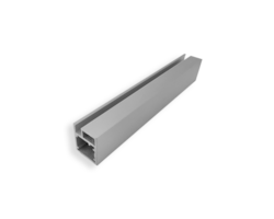 PERFIL DE ALUMINIO PARA DOBRADIÇA U69